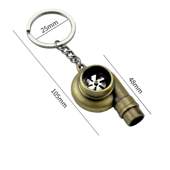 Wholesale Mini Metal Turbo Keychain