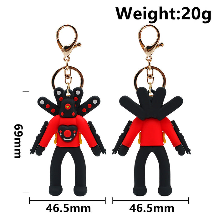 Wholesale Cartoon Anime PVC Keychains JDC-KC-HaoAn011