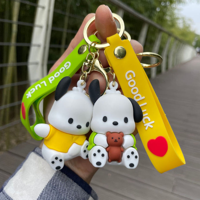 Wholesale Cute keychain couple doll pendant car keychain