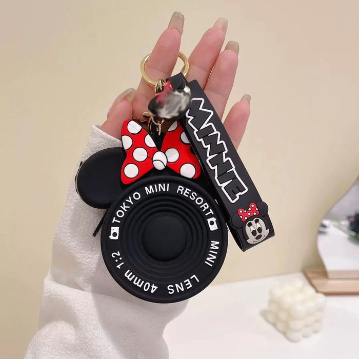 Wholesale Fashion Silicone Cartoon Coin Purse With Zipper Transparent Small Wallet Pendant