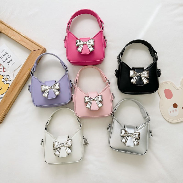 Wholesale Crossbody bag mini children's butterfly fashionable single shoulder PU chain bag