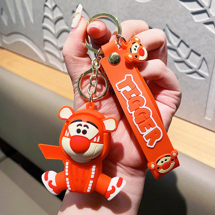 Wholesale PVC Cartoon Silicone Doll Keychain JDC-KC-MLZ001