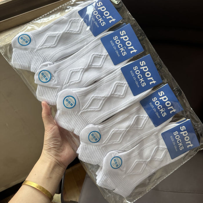 Wholesale Sports socks, boat socks, thin breathable short socks, cotton socks