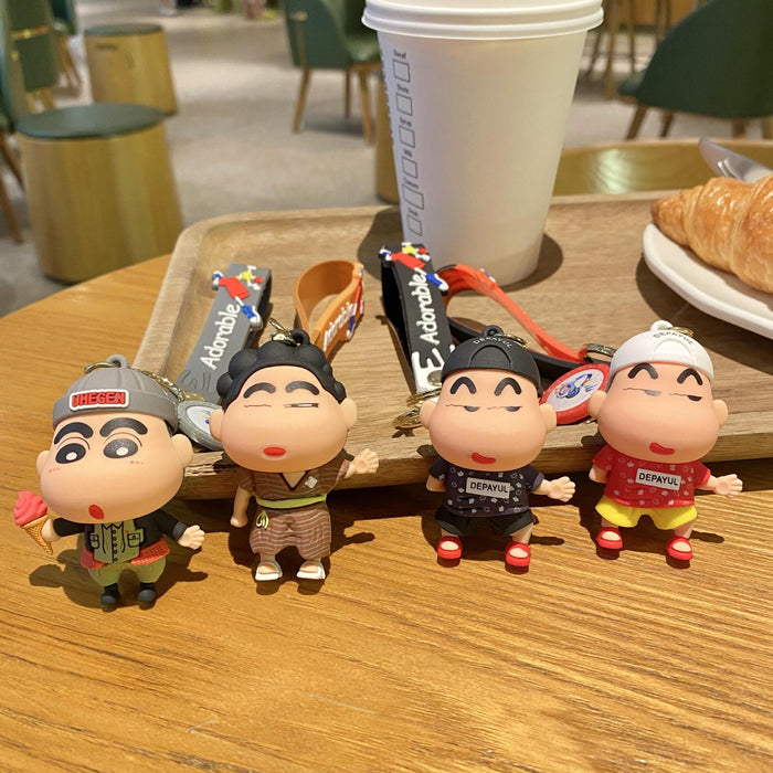 Wholesale  Key Chain Cartoon Car Key Pendant Men and Women Couple School Bag Hanging Ornaments