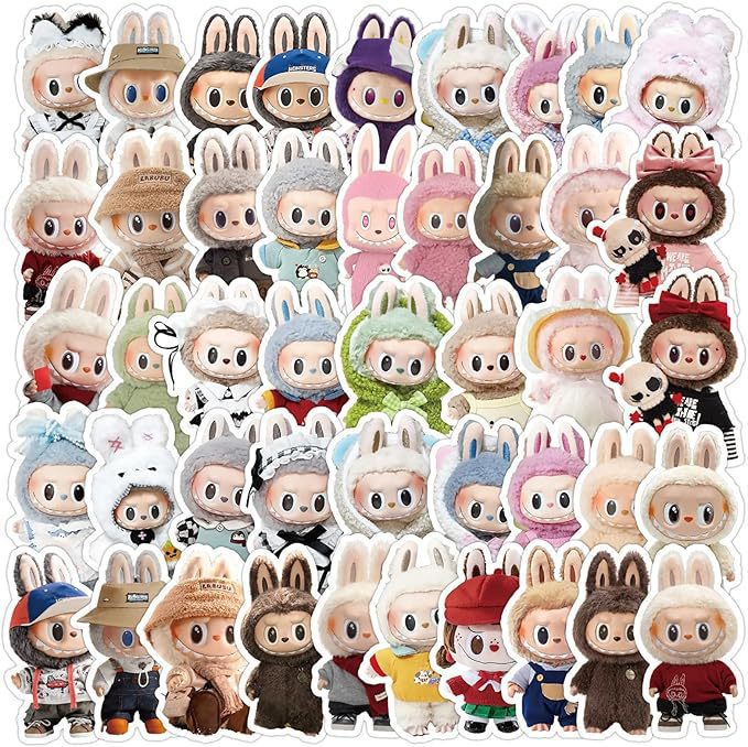 Wholesale Cute Cartoon Waterproof Decorative Stickers for Mobile Phones,  Computers,  Water Cups,  Self-Adhesive Material Stickers