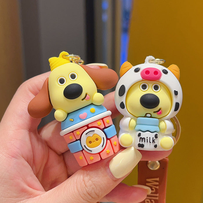 Wholesale Cartoon cute keychain for bags and cars