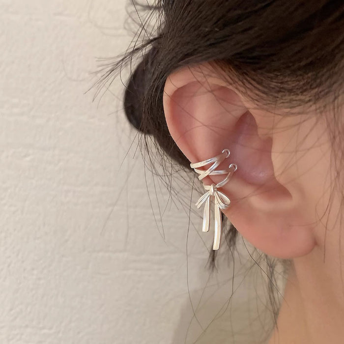 Wholesale Small niche design ear bone clip earrings