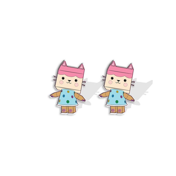 Wholesale Cute Doll House Earrings Cat Earrings Doll Earrings