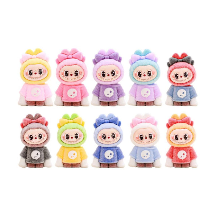 Wholesale 10pcs Flocked costume doll decorations keychains