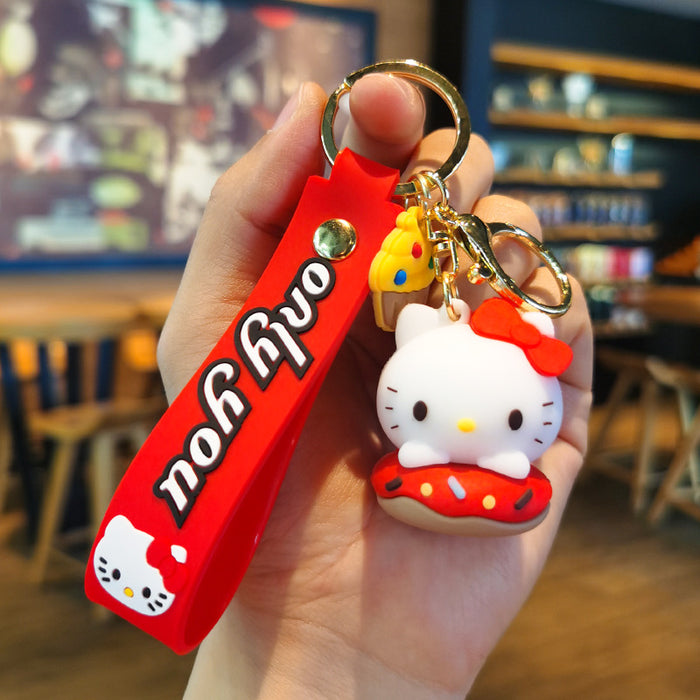 Wholesale Rubber Cartoon Doll Three-dimensional Keychain JDC-KC-Tingm092