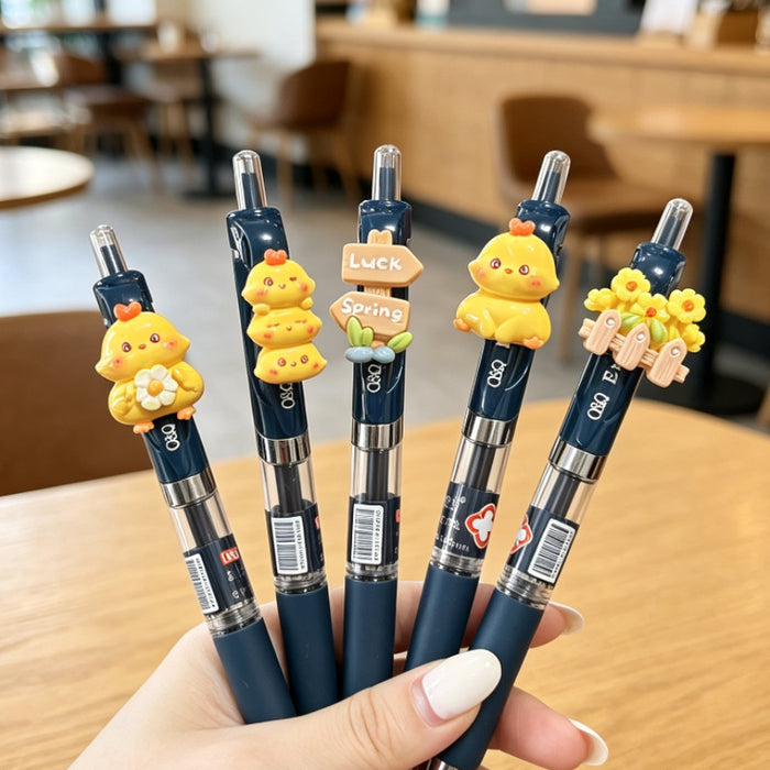 Wholesale Cute Cartoon Gel Ink Pen 0. 5mm Black Quick Dry Writing