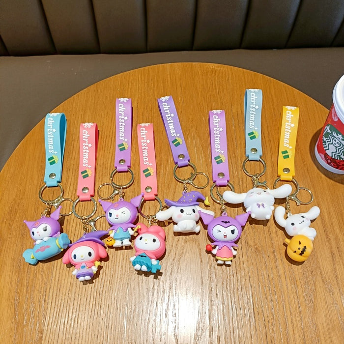 Wholesale Cute 3D Doll Silicone Keychain JDC-KC-MingT141