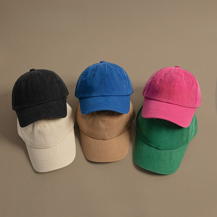 Wholesale Minimally embroidered soft top duckbill cap, versatile for couples, fashionable baseball cap