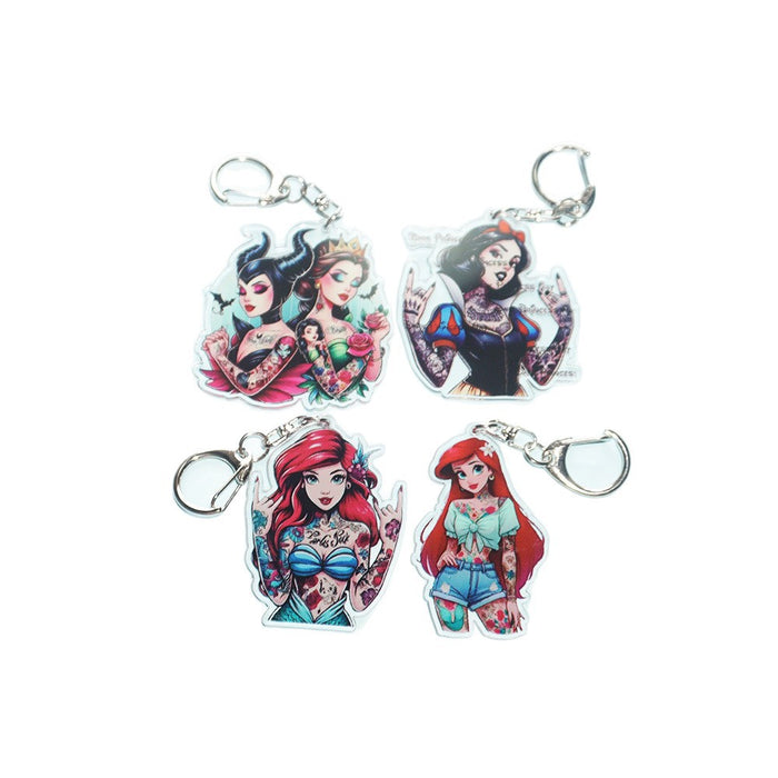 Wholesale Dark Princess Acrylic Keychain Cartoon Series Backpack Pendant