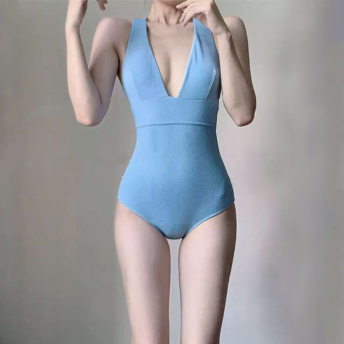 Wholesale Swimsuit one-piece temperament retro sexy seaside vacation swimsuit hot spring professional swimsuit