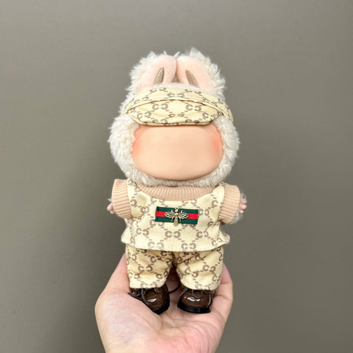 Wholesale Only clothes are suitable for 17cm blind box pendant plush doll clothes