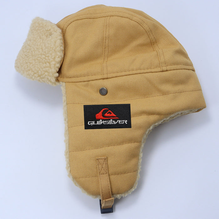 Wholesale Lamb Wool Canvas Double Layer Warm Hat JDC-FH-Duns001