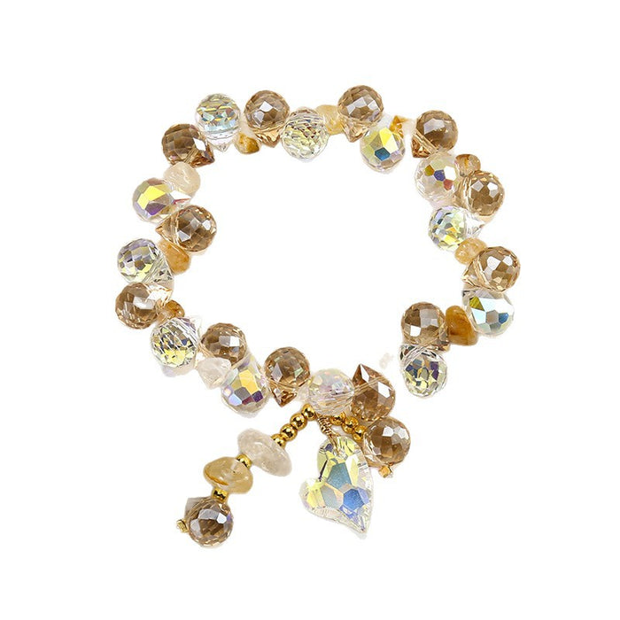 Wholesale Minimalist Heart Crystal Bracelet Jewelry Gift Boutique