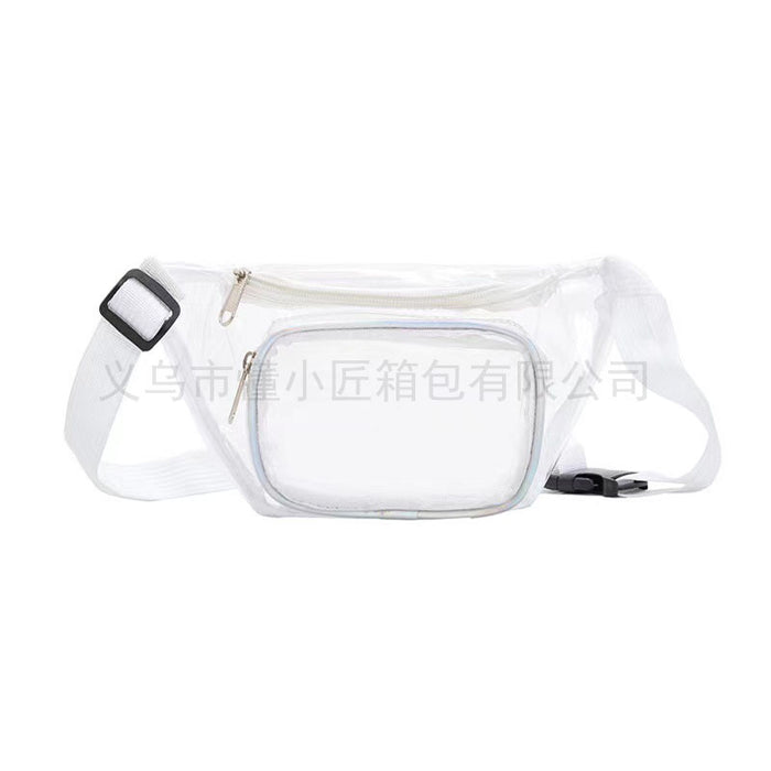 Wholesale PVC Waterproof Transparent Sports Waist Bag Messenger Bag JDC-SD-DongY001