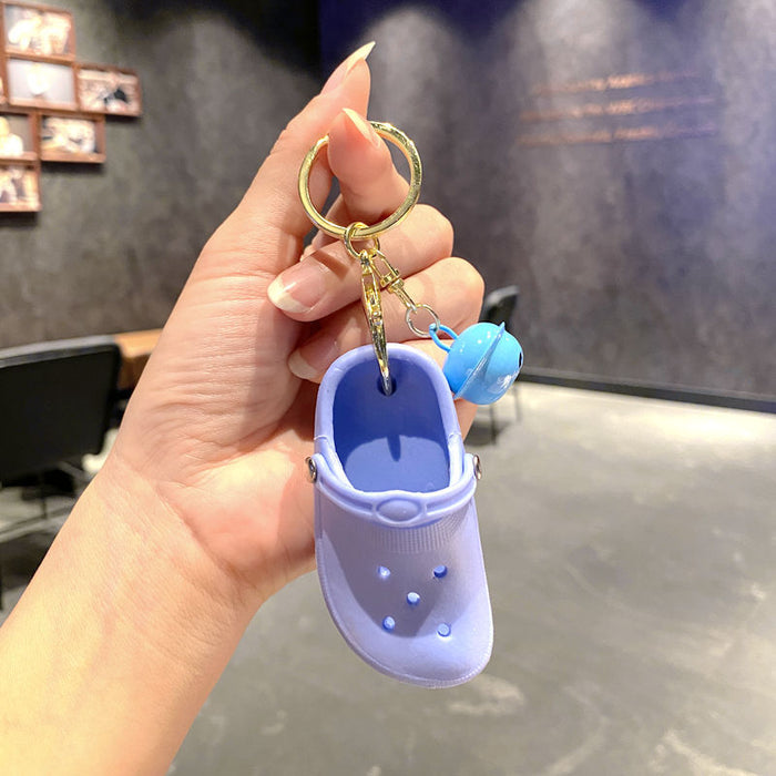 Wholesale Cute Mini Hole Shoes Keychain Pendant Toy Small Shoes Backpack Accessories