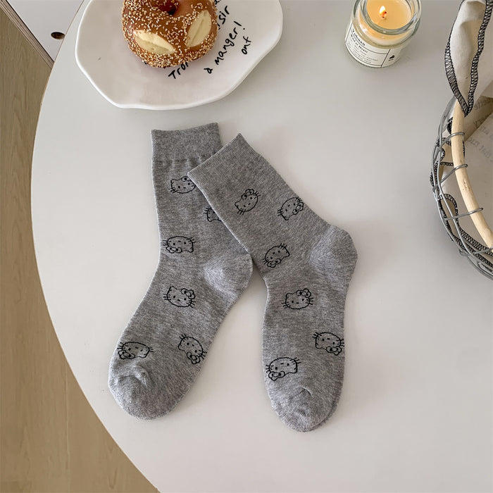 Wholesale Cute girl piles socks, tube socks, student boneless women's socks