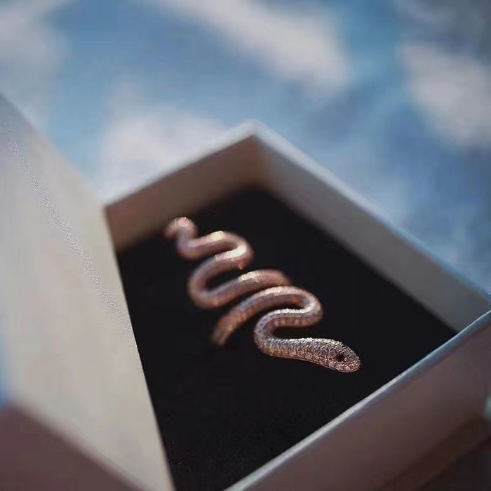 Wholesale Copper Snake Ring JDC-RS-YPY001