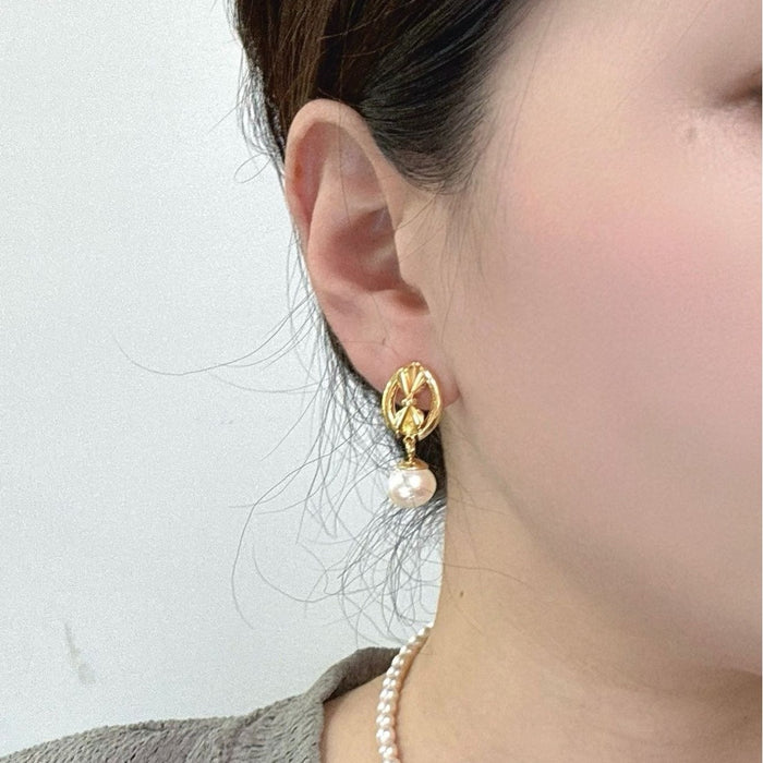 Wholesale Silver needle earrings wholesale for women's jewelry, light luxury pearl butterfly earrings