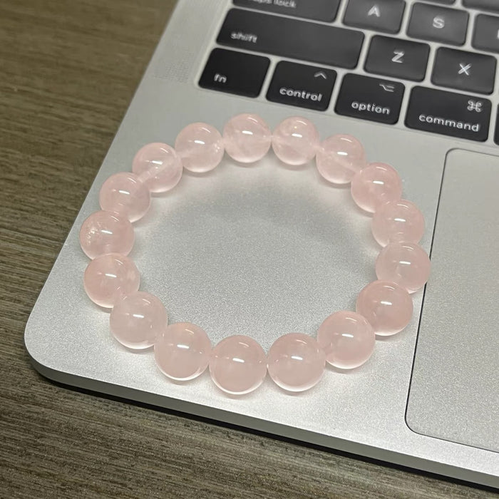 Wholesale Natural Pink Crystal Bracelet DIY Handmade for Women