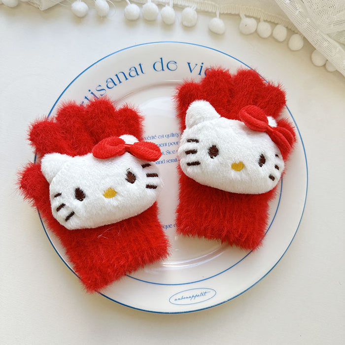 Wholesale Warm Gloves Baby Five-Finger Knitted Gloves