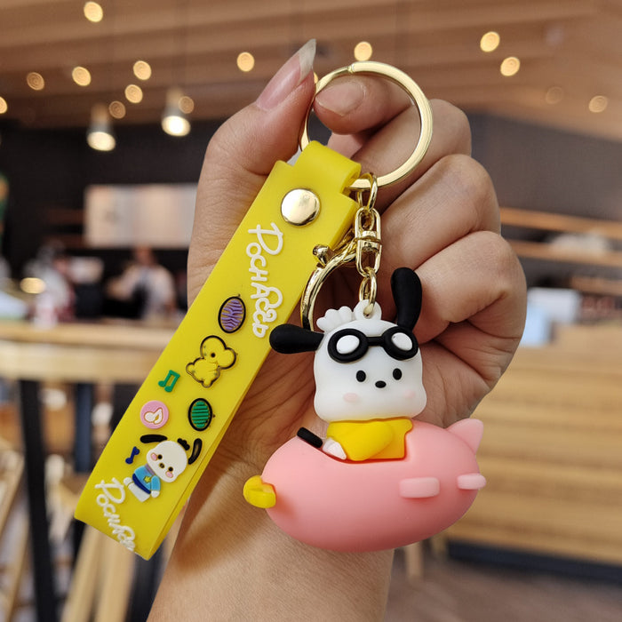 Wholesale Cartoon Silicone Doll Keychain JDC-KC-ZhuoRan033