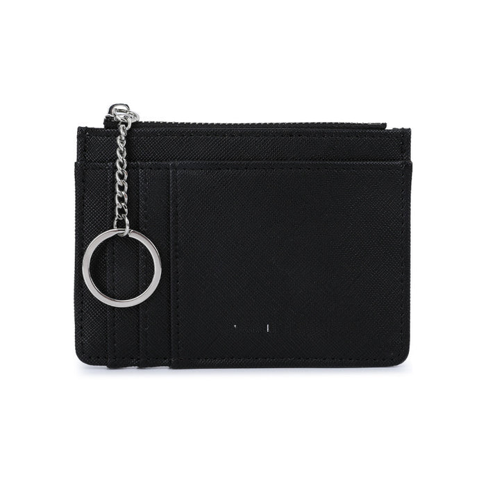 Wholesale Ladies Wallet Card Holder Leather Clutch Bag Embossed Flower Design Multi-card Slot Zipper Closure Compact Size Fashion