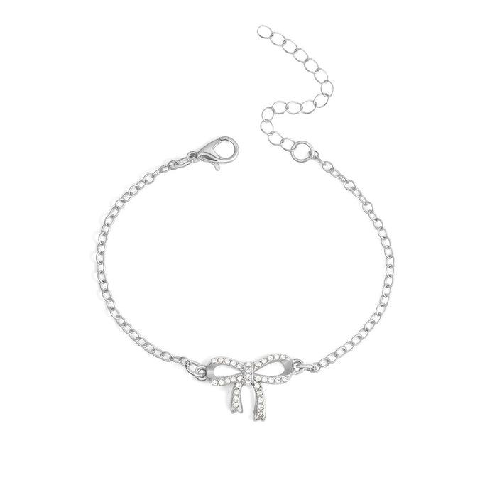 Wholesale bow bracelet women's jewelry all-match bracelet small fresh diamond bracelet