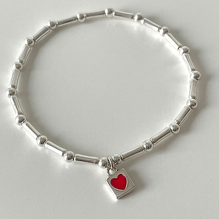 Wholesale Pure silver bracelet, bead, niche temperament, versatile accessory