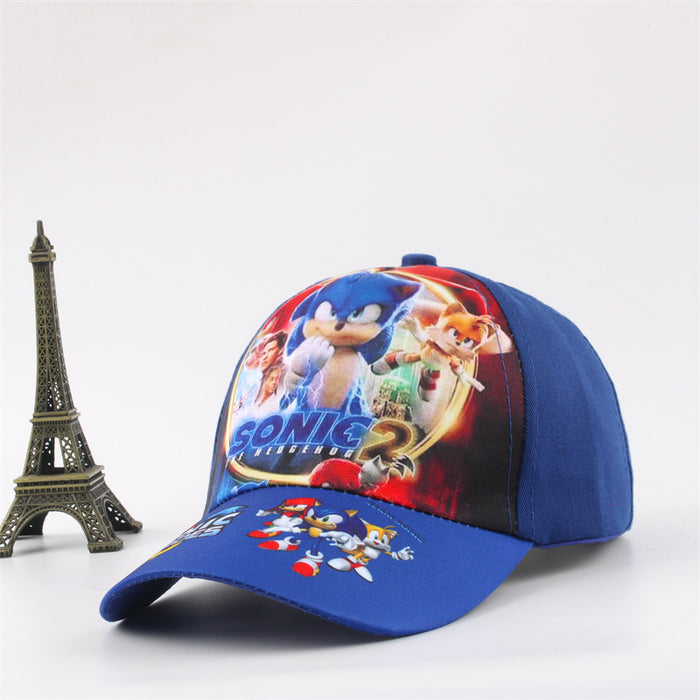 Wholesale children' s hat cartoon  boys and girls baseball cap thin sunscreen cap boys