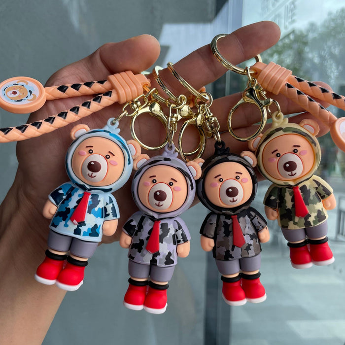 Wholesale Fashion Keychain Car Keychain Cartoon Doll Student Backpack Pendant Creative