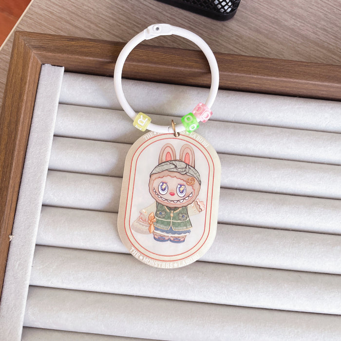 Wholesale Cute Acrylic  Keychain Cartoon Creative  Bag Decoration