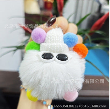 Wholesale Plush Briquette Cartoon Keychain JDC-KC-Shimin004