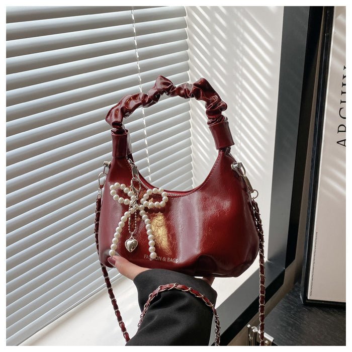 Wholesale Soft leather handbag with a Western style, crossbody versatile bag, shoulder bag