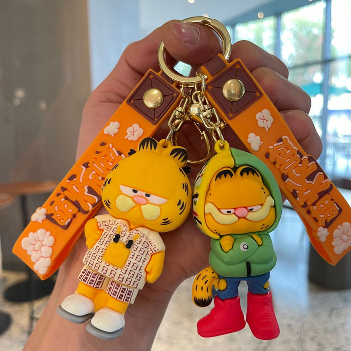 Wholesale Creative Cartoon Keychain Cute Cat Doll Bag Pendant Couple Keychain Small Gift Wholesale