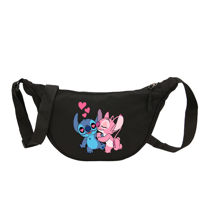 Wholesale Cartoon Print Nylon Crossbody Bag Women' s Bag Dumpling Bag Lightweight Simple Commuting