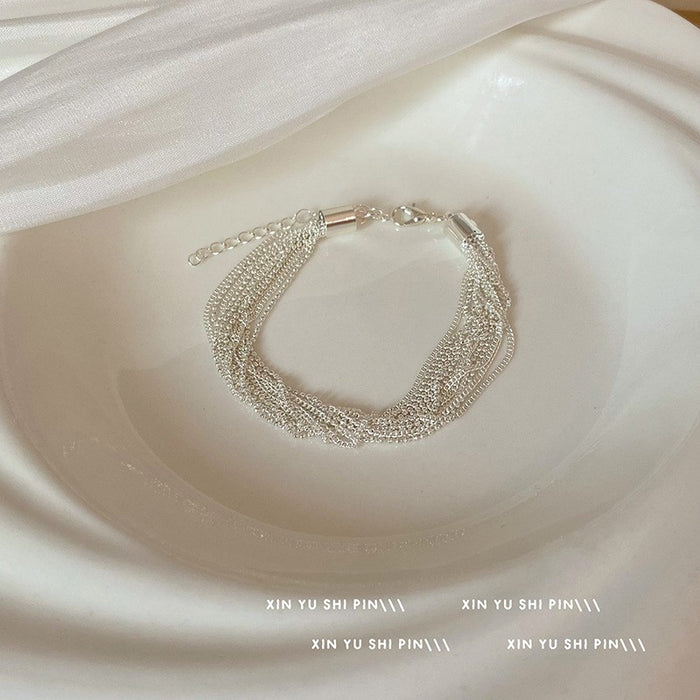 Wholesale Flower butterfly bracelet, light luxury temperament, high-end sense, niche design, versatile star bracelet