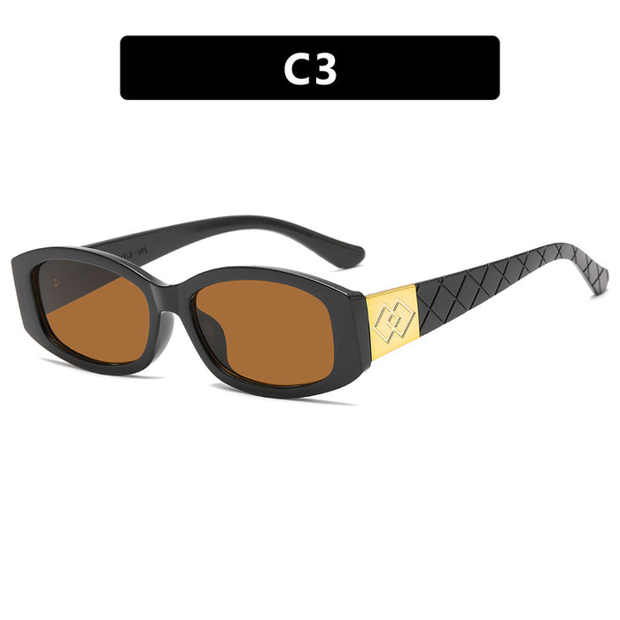 Wholesale Retro sunglasses, versatile, personalized, sunshade sunglasses, fashionable sunglasses, niche, UV resistant