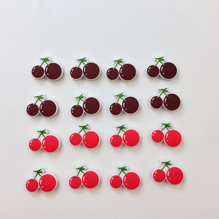 Wholesale 10PCS Silicone Cartoon Cherry Pattern Beads JDC-BDS-NaiSi279