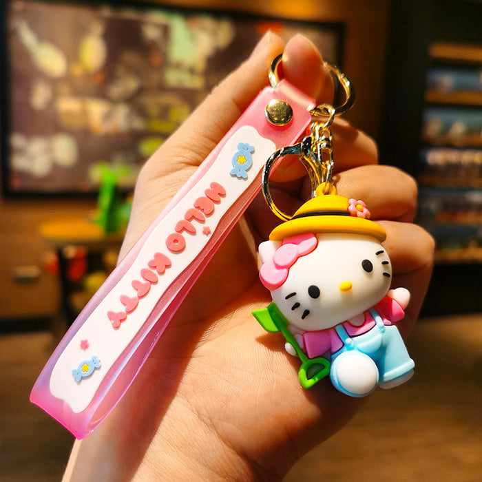 Wholesale Cartoon Doll Silicone Keychain JDC-KC-Tingm221