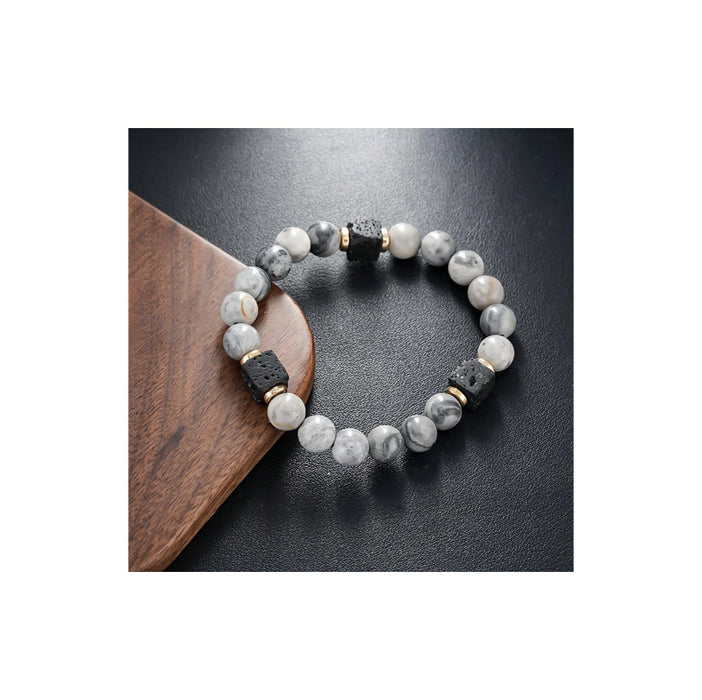 Wholesale Lava Block Volcanic Rock Bracelet