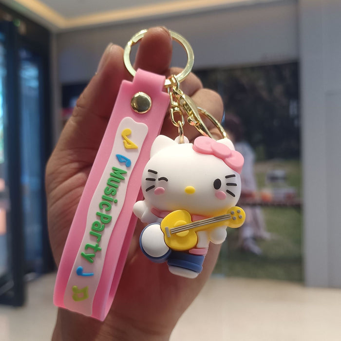 Wholesale Cartoon Silicone Doll Keychain JDC-KC-KuangK022