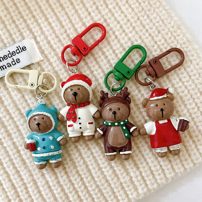 Wholesale Cartoon painted keychain pendant, cute girl heart backpack hanging accessory