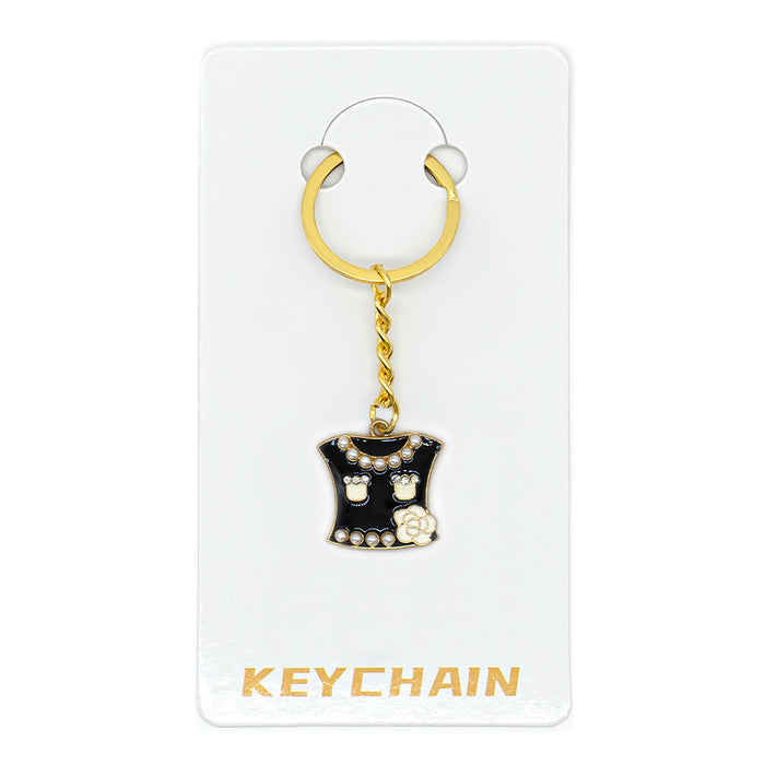 Wholesale Cartoon Christmas Metal Keychain Bag Charm Cute Holiday Gift Accessory