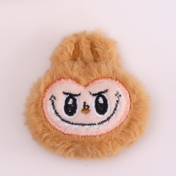 Wholesale Cartoon Brooch Plush Batch Cute Cloth Doll Toy Bag Pendant Clothing Accessories