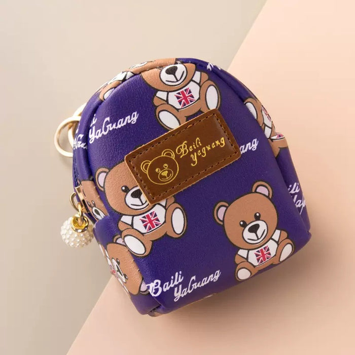 Wholesale PU Small School Bag Coin Purse JDC-WT-YouTu012